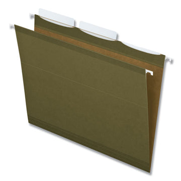Pendaflex® Ready-tab Reinforced Hanging File Folders, Letter Size, 1-3-cut Tab, Standard Green, 25-box freeshipping - TVN Wholesale